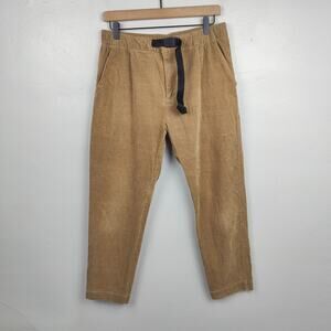Ciaopanic Typy Corduroy Pants Mens Medium Tan‎ Buckle Waist Utility Japanese